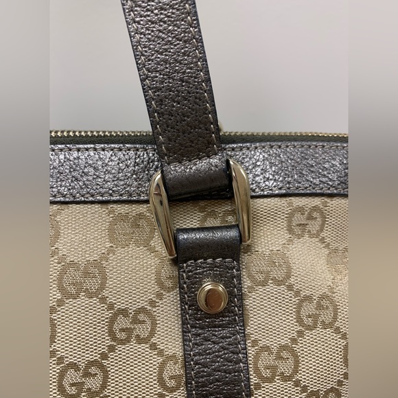 Sold🌹AUTHENTIC Gucci Canvas Abbey Tote🌹🌹 - Picture 8 of 16